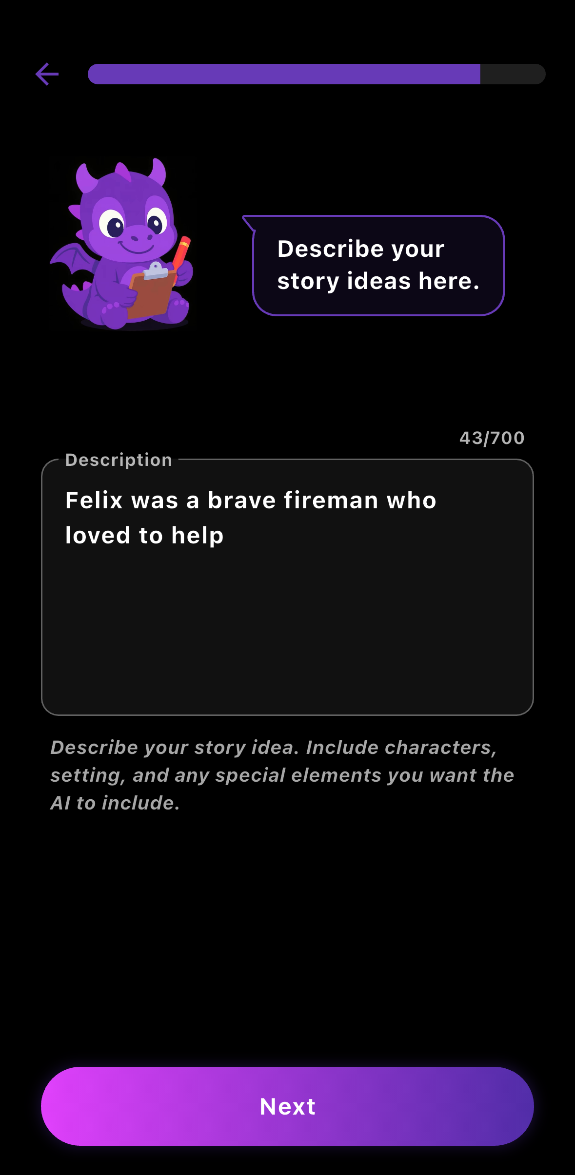 Describe Story